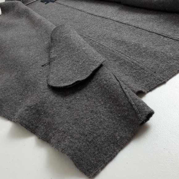 500 Maison Cinqcent Brown Open Front Wool Cardigan - Picture 6 of 16